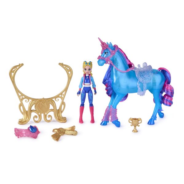 Unicorn academy train & glow river, 3 pezzi, 4+ - UNICORN ACCADEMY