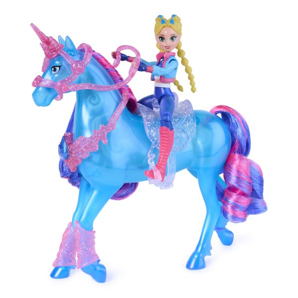 Unicorn academy train & glow river, 3 pezzi, 4+ - UNICORN ACCADEMY