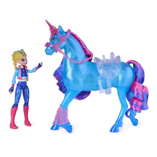 Unicorn academy train & glow river, 3 pezzi, 4+ - UNICORN ACCADEMY