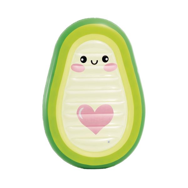Intex 58739eu - materassino gonfiabile mare avocado, 165x114x23 cm - INTEX