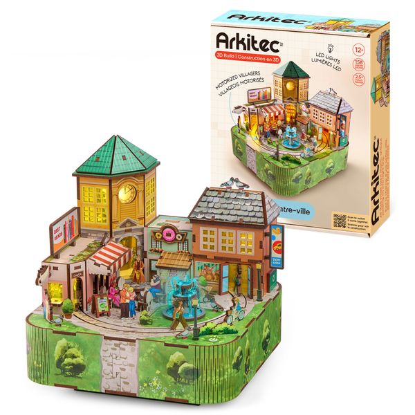 Arkitec - a day in town puzzle 158 pz. - NO BRAND