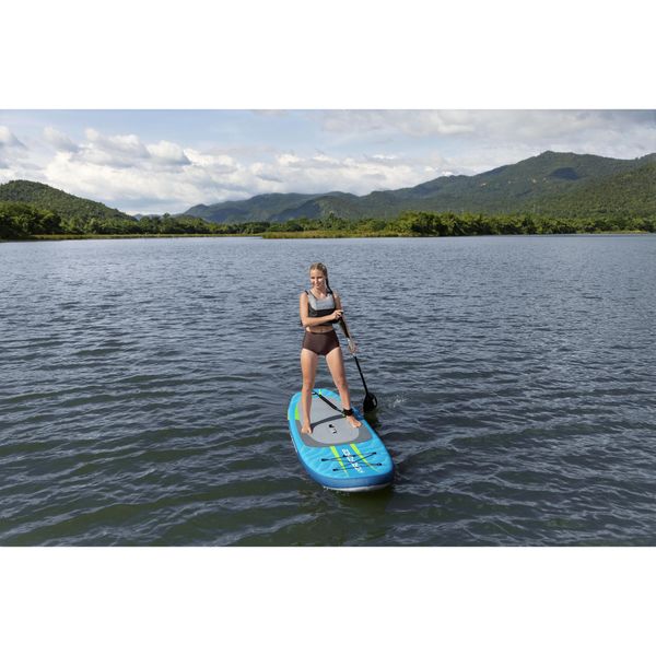 Set da stand-up paddleboard aqua journey da 9 piedi, dimensioni 9' x 30" x 4,75" / 2,74 m x 76 cm x 12 cm - Bestway