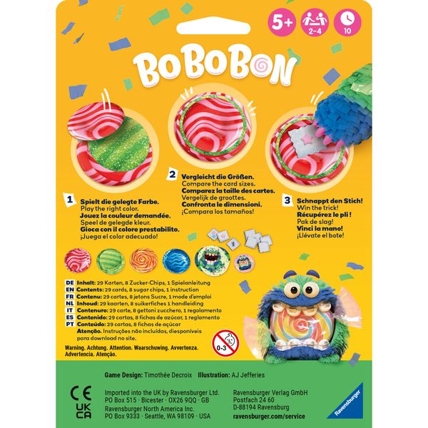 Ravensburger - bo bo bon!, gioco da tavola bambino 5 anni - RAVENSBURGER