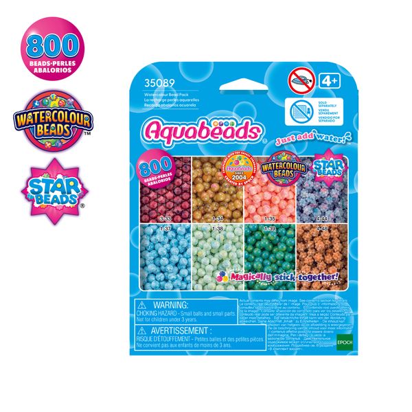 Watercolor bead pack - perline acquarello - AQUABEADS