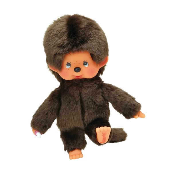 Monchhichi bandai peluche original girl 20 cm, giocattolo morbido per bambini 2+ - MONCHHICHI