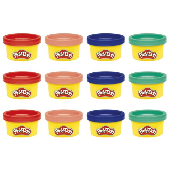 Play-doh, dolcetti e regalini – bambine dai 2 anni in su, ottima idea regalo, confezione da 12 vasetti di pasta modellabile - PLAY-DOH