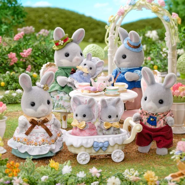 Famiglia coniglio cottontail - set celebrativo - SYLVANIAN FAMILY