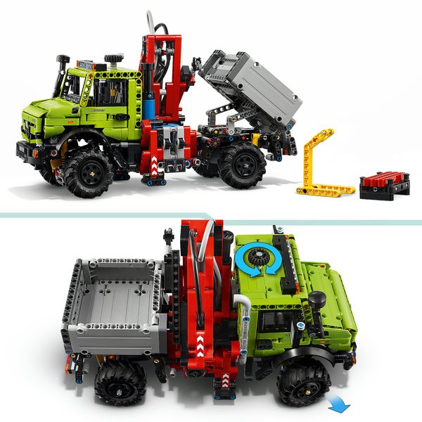 Lego technic mercedes-benz unimog u 5023 con gru - 42242 - LEGO TECHNIC, LEGO
