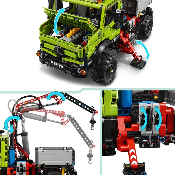 Lego technic mercedes-benz unimog u 5023 con gru - 42242 - LEGO TECHNIC, LEGO