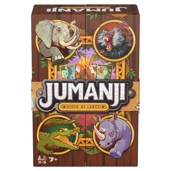 Jumanji gioco di carte, 2-5 giocatori, 7+ - JUMANJI