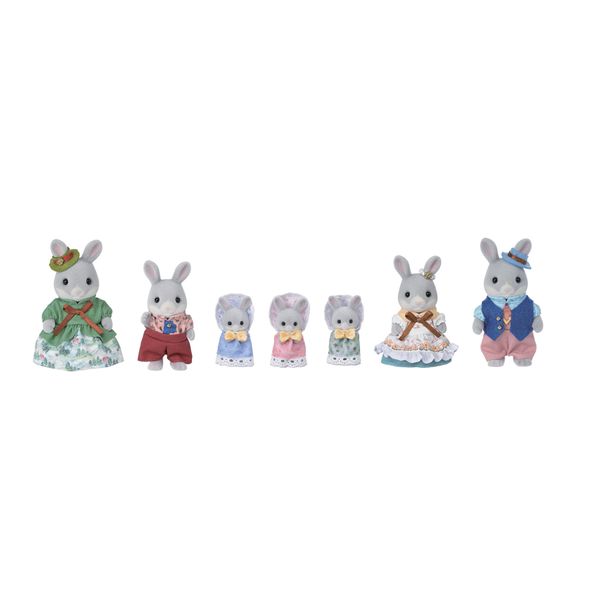 Famiglia coniglio cottontail - set celebrativo - SYLVANIAN FAMILY