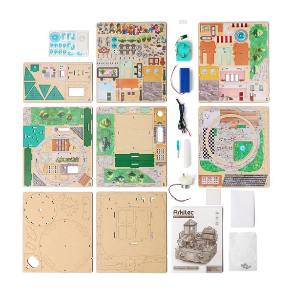 Arkitec - a day in town puzzle 158 pz. - NO BRAND