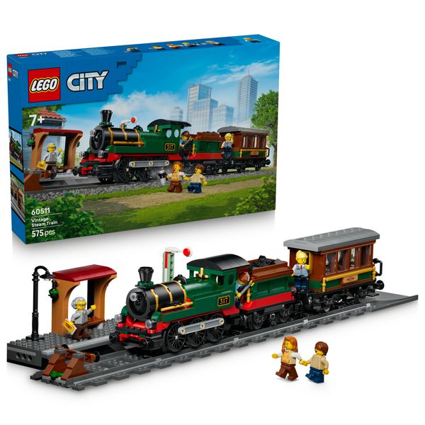Lego city treno a vapore vintage - 60511 - LEGO CITY, Lego