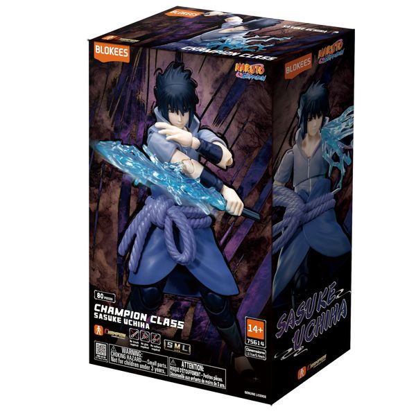 Blokees figures - naruto shippuden - champion class 04 - sasuke uchiha - NARUTO, BLOKEES