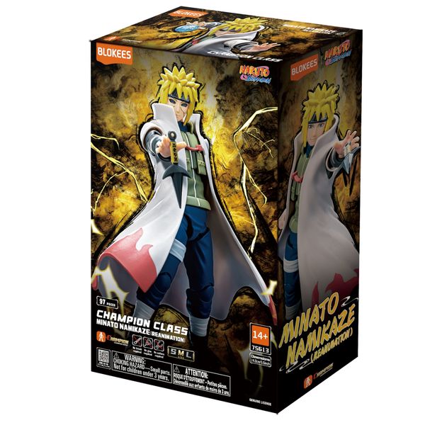Blokees figures - naruto shippuden - champion class 03 - minato namikaze - NARUTO, BLOKEES