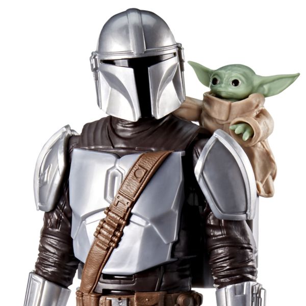 Hasbro star wars - il mandaloriano e grogu – action figure da 28 cm con effetti sonori, giocattoli interattivi per bambini e bambine dai 4 anni in su - Star Wars