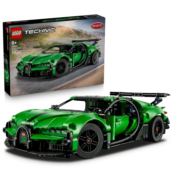 Lego technic hypercar bugatti chiron pur sport verde - 42241 - LEGO TECHNIC, Lego