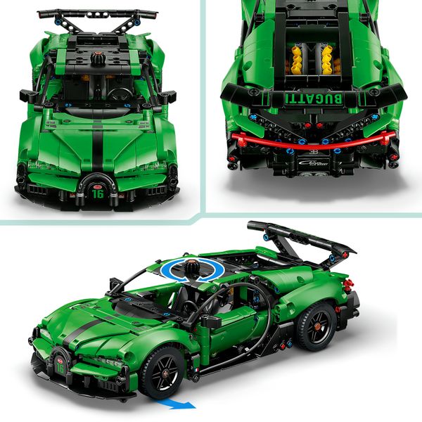 Lego technic hypercar bugatti chiron pur sport verde - 42241 - LEGO TECHNIC, LEGO