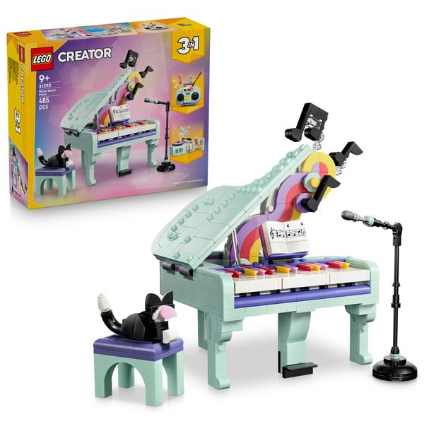 Lego creator pianoforte decorativo con gatto - 31392 - LEGO CREATOR, Lego