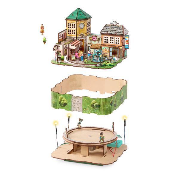 Arkitec - a day in town puzzle 158 pz. - NO BRAND