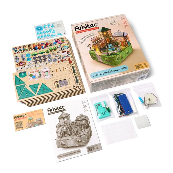 Arkitec - a day in town puzzle 158 pz. - NO BRAND