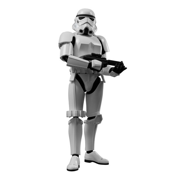 Blokees figures - star wars - champion class 02 - stormtrooper - evergreen movie - BLOKEES