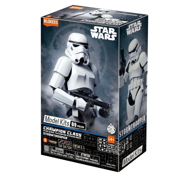 Blokees figures - star wars - champion class 02 - stormtrooper - evergreen movie - BLOKEES