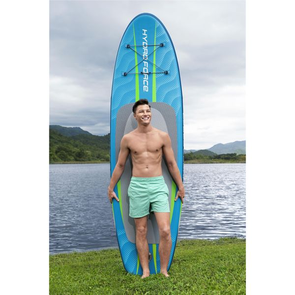 Set da stand-up paddleboard aqua journey da 9 piedi, dimensioni 9' x 30" x 4,75" / 2,74 m x 76 cm x 12 cm - Bestway