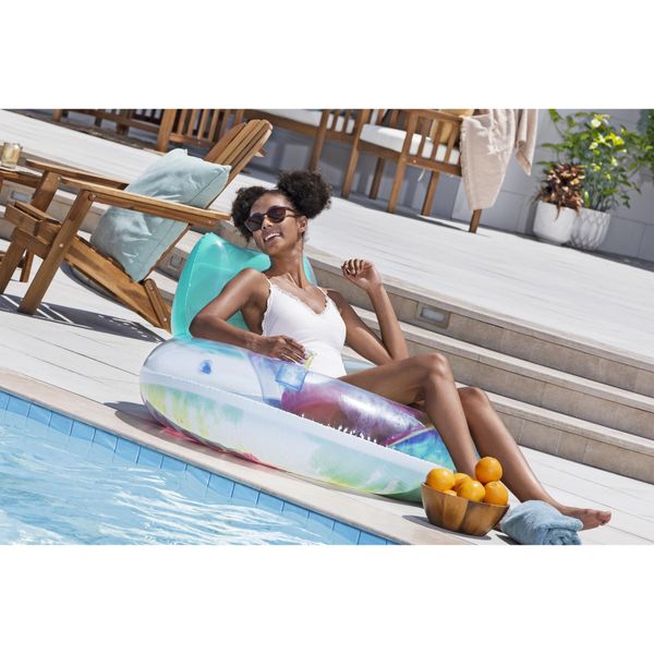 Salvagente deluxe tie dye da 46,5" x 46" / 1,18 m x 1,17 m - Bestway