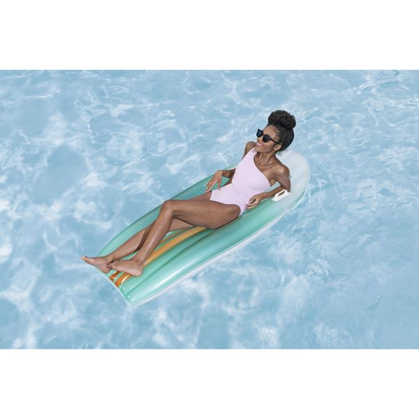 Materassino tavola da surf e borsa abbinata 1,78 x 56 cm ciano - Bestway
