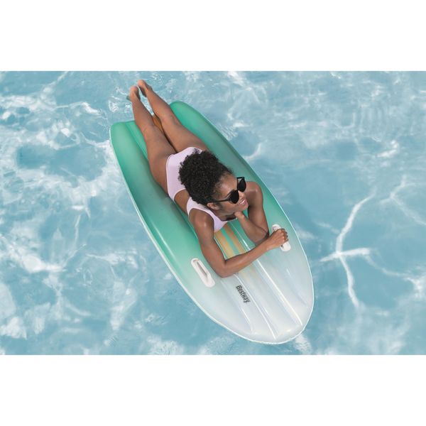 Materassino tavola da surf e borsa abbinata 1,78 x 56 cm ciano - Bestway