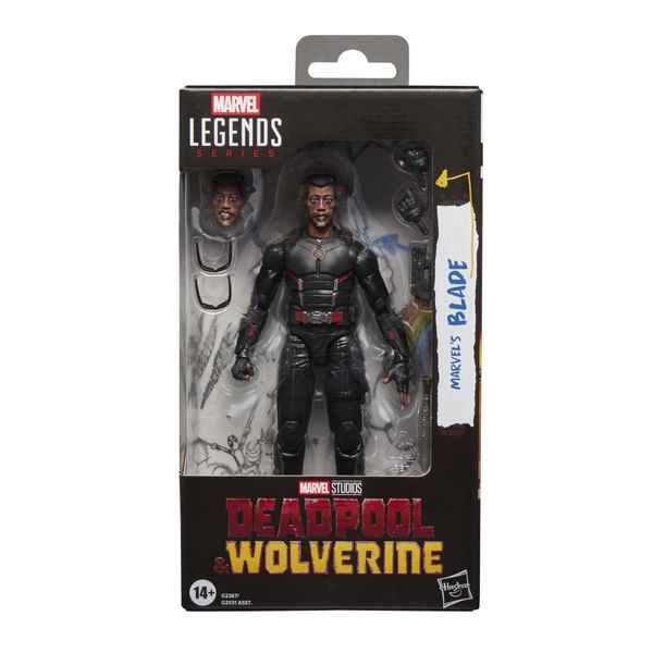 Hasbro marvel legends series, marvel's blade – idea regalo, action figure collezionabile da 15 cm ispirata al film "deadpool & wolverine" - Avengers