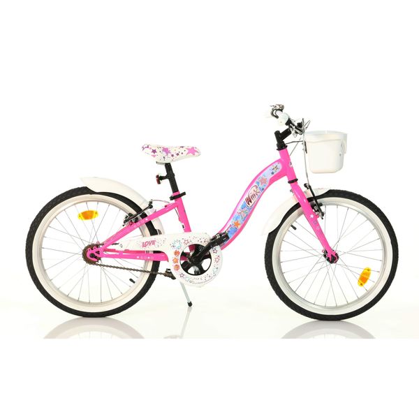 Bicicletta winx 20" bambina acciaio alluminio freno w-brake cestino - WINX