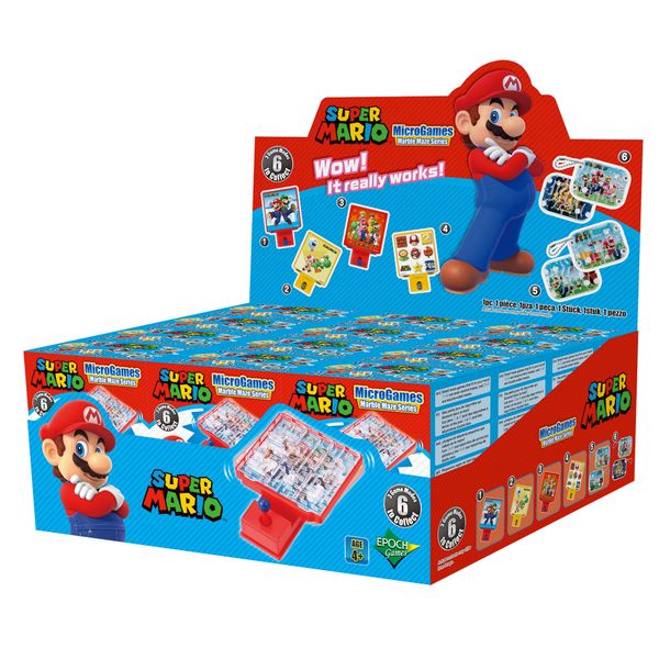 Super mario micro games marble maze series assortito - Super Mario