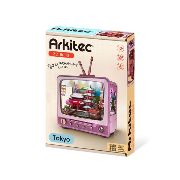 Arkitec - cityscape tokyo puzzle 124 pz. - NO BRAND