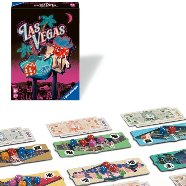 Ravensburger - las vegas refresh, gioco dei dadi, 8+ anni - RAVENSBURGER