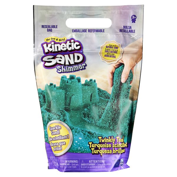 Kinetic sand sabbia scintillante verde 907 g, 3+ - KINETIC SAND