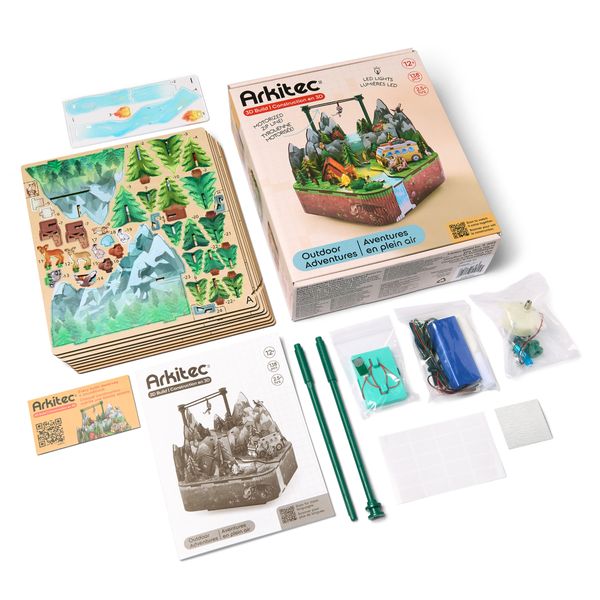 Arkitec - outdoor adventure puzzle 135 pz. - NO BRAND