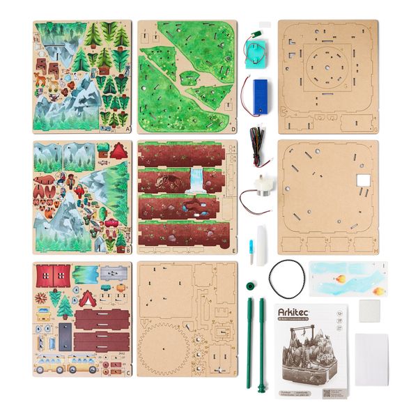 Arkitec - outdoor adventure puzzle 135 pz. - NO BRAND