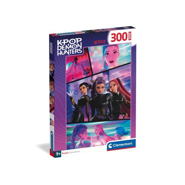 Clementoni - 21760 - kpop demon hunters - 300 pezzi - CLEMENTONI, K-POP DEMON HUNTERS