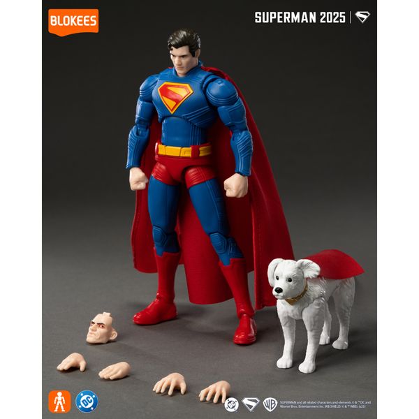 Blokees figures - dc - champion class 01 - superman - movie 2025 - DC COMICS, BLOKEES
