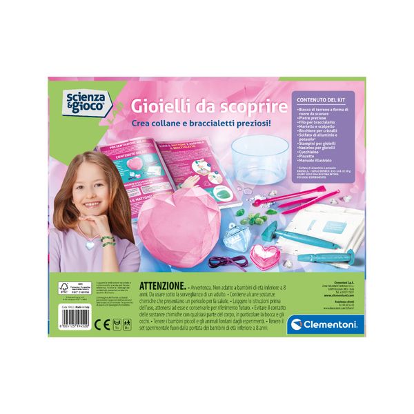 Clementoni - 19452 - gioielli da scoprire - CLEMENTONI, Scienza e Gioco