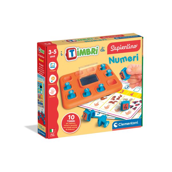 Clementoni - 16886 - i timbri di sapientino - numeri - 44 GATTI, CLEMENTONI