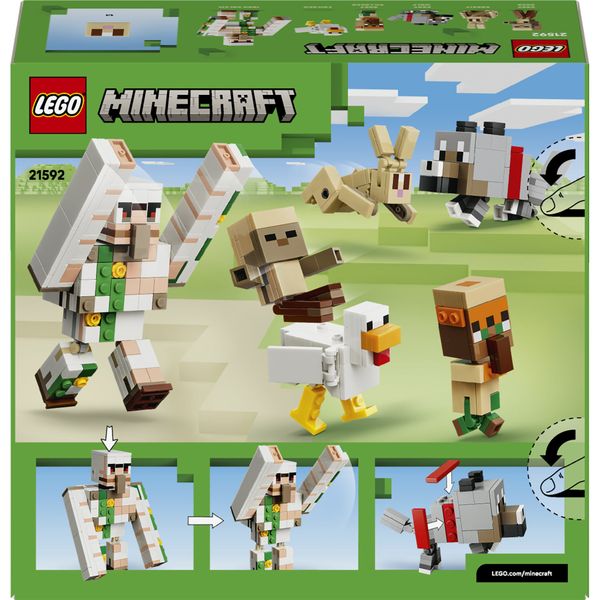Lego minecraft attacco nel deserto del fantino di polli - 21592 - MINECRAFT, LEGO