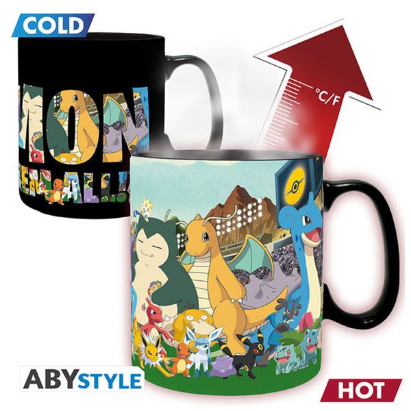 Tazza cambia colore pokemon gotta catch em all v2 - POKEMON