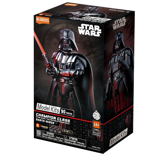 Blokees figures - star wars - champion class 01 - darth vader - evergreen movie - BLOKEES