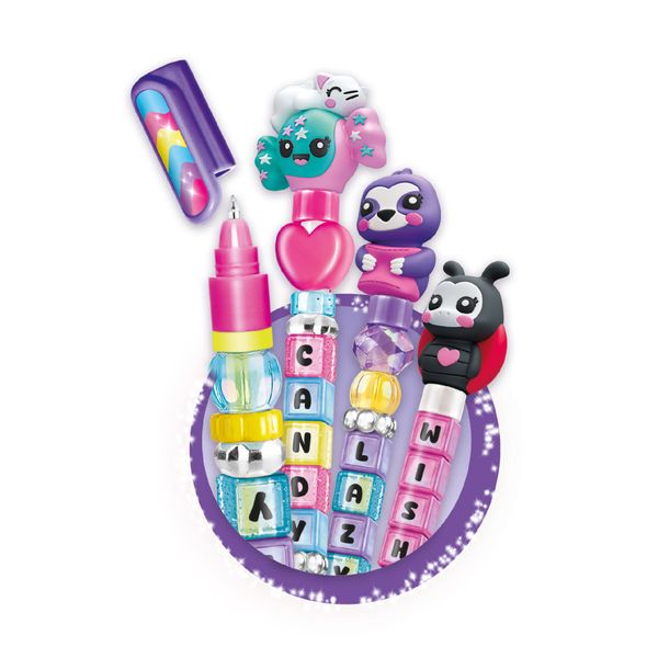 Clementoni - 18401 - crea la tua penna messaggio assortito - CLEMENTONI