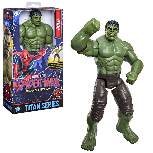 Hasbro marvel spider-man: brand new day, titan series, hulk - Spiderman