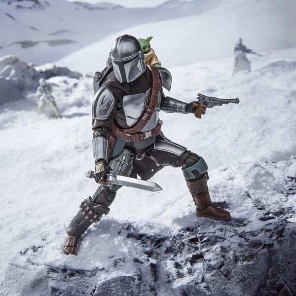Hasbro star wars the black series, il mandaloriano e grogu - Star Wars