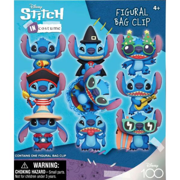 Portachiavi clip disney stitch in costume  assortito - Disney Stitch